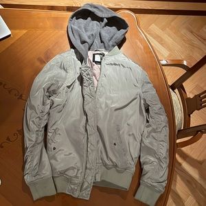 Hooded Bomber Jacket